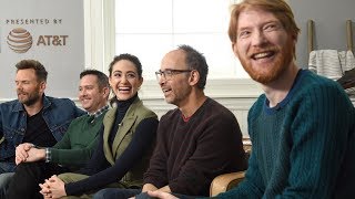 Joel McHale, Emmy Rossum on Netflix's 'A Futile And Stupid Gesture' - Sundance 2018 video