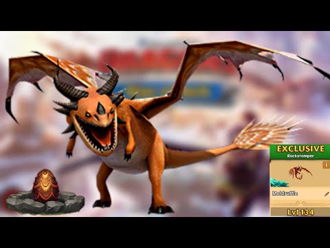 Moldruffle Max Level 134 Titan Mode - Exclusive Rockstomper - Dragons:Rise of Berk