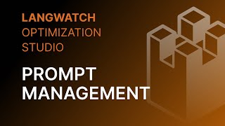 Prompt Management on LangWatch Optimization Studio