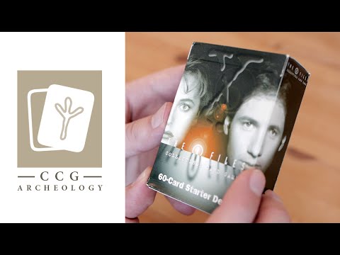 X-Files CCG Starter Deck Unboxing/Opening - CCG Archeology