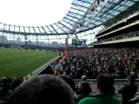 Anthem in new lansdowne road