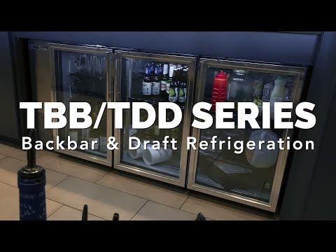 True TDD-3 Draft Beer Cooler, (3) Keg Capacity, Stainless Steel Counter Top, Black Vinyl Exterior & (2) Doors With Locks, Galvanized Interior