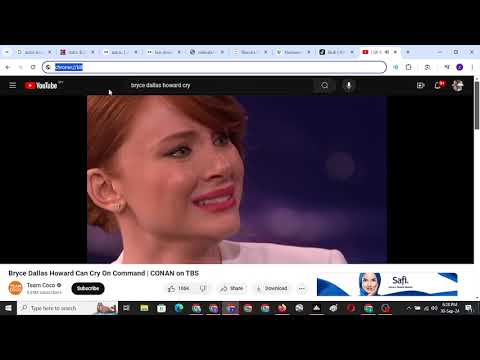 Bryce Dallas Howard Can Cry On Command has WSOD (Chrome)