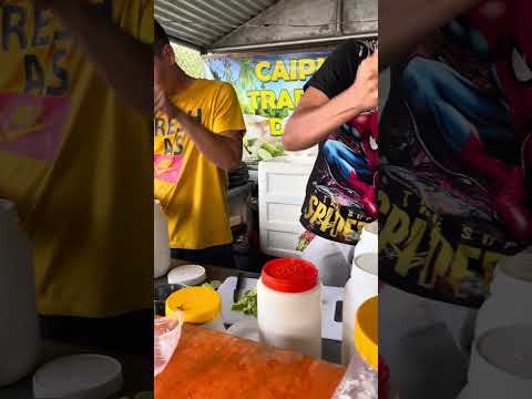 Así se prepara una DELICIOSA CAIPIRINHA!!! #Brasil #amazonas #Tabatinga