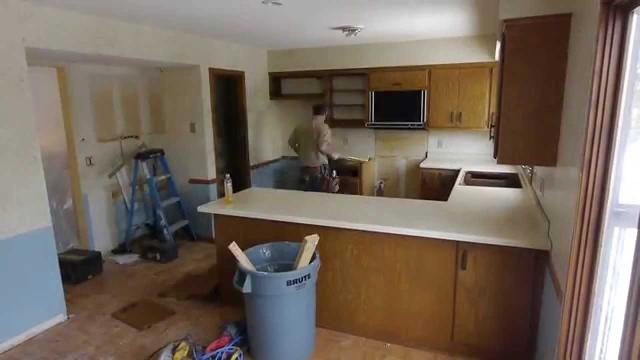 Kitchen Demolition by VanHeel Dream Builders