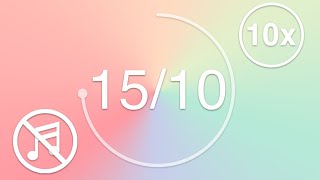 15/10 - Pomodoro - 15 minute timer with 10 minute breaks - No Music - Pastel
