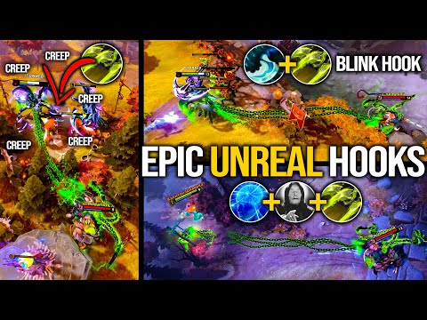 EPIC UNREAL HOOKS! These Hooks Will BLOW YOUR MIND | Pudge Pos4 - Crazy Items Build | Pudge Official