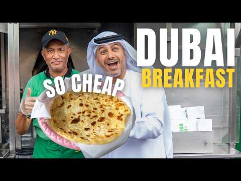 Breakfast in Dubai🇦🇪 Under AED 100 | Hidden Indian, Pakistani & Lebanese Spots