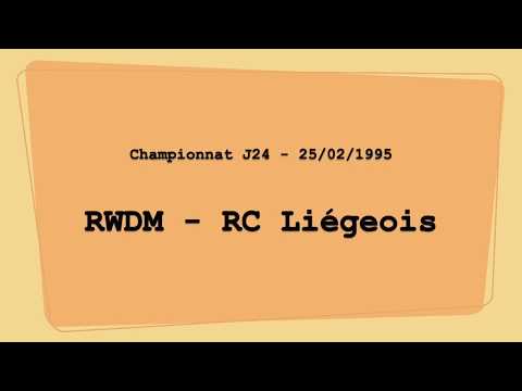J24.  RWDM -  RC Liégeois (25/02/1995)