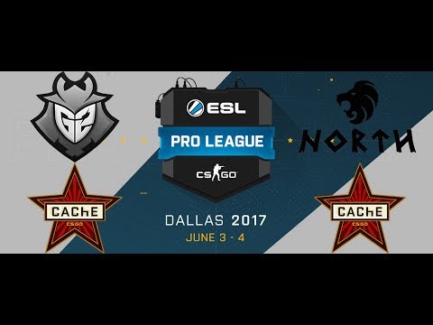 CS:GO Best Moments G2 Esports vs North map 1 Cache Grand Final ESL Pro League Dallas 2017