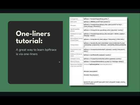 Introduction to Bpftrace