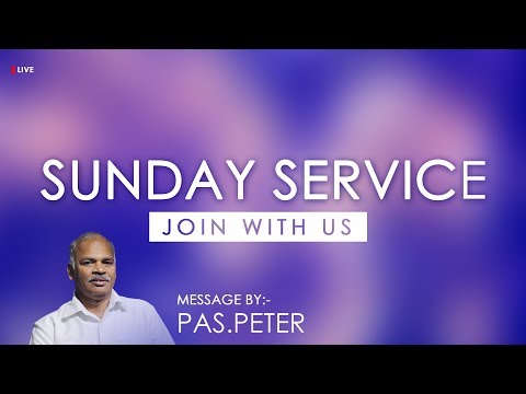 03RD MARCH 2019 || SUNDAY SECOND SERVICE LIVE  || JOIN WITH US