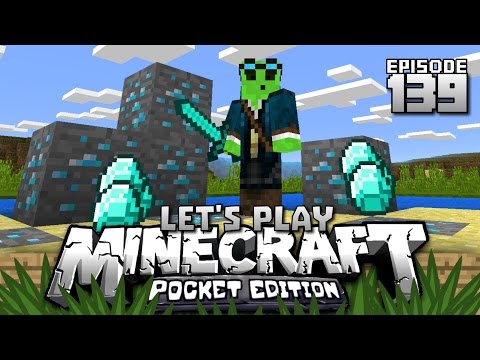 Let's Play Minecraft PE - Ep.139 : Diamonds for Days!/Automatic Lights