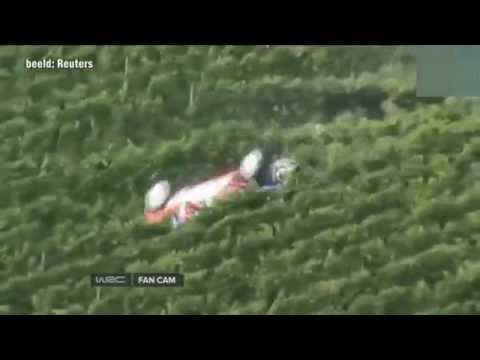 Thierry Neuville Crash Shakedown Rally Deutschland 2014 (With On Board Footage)