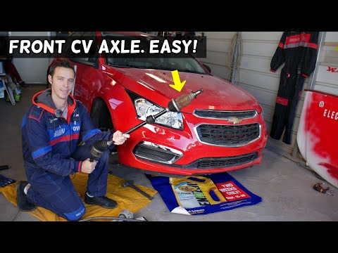 CHEVROLET CRUZE FRONT CV AXLE REMOVAL REPLACEMENT. CHEVY CRUZE