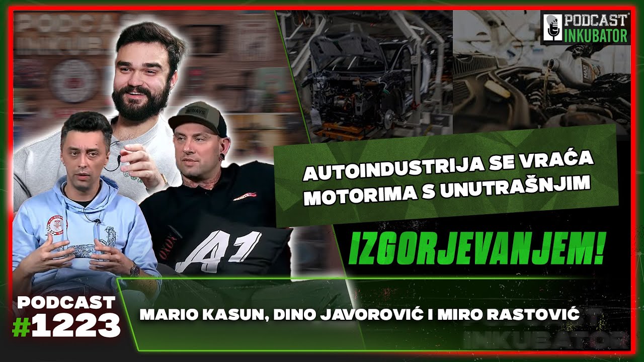 Podcast Inkubator #1223 - Mario Kasun, Dino Javorović i Miro Rastović