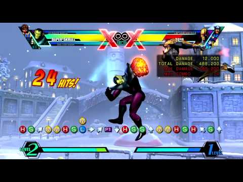 [UMVC3] Skrull/Rocks/Vajra easy combo test 1
