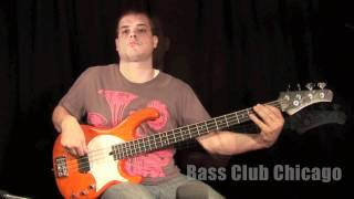 Bass Club Chicago Demos - Modulus Funk Unlimited 4 String Trans Orange