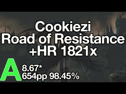 Stream Highlight: Cookiezi | BABYMETAL - Road of Resistance +HR 8.67* 7x miss (1821/2494x, 654pp)