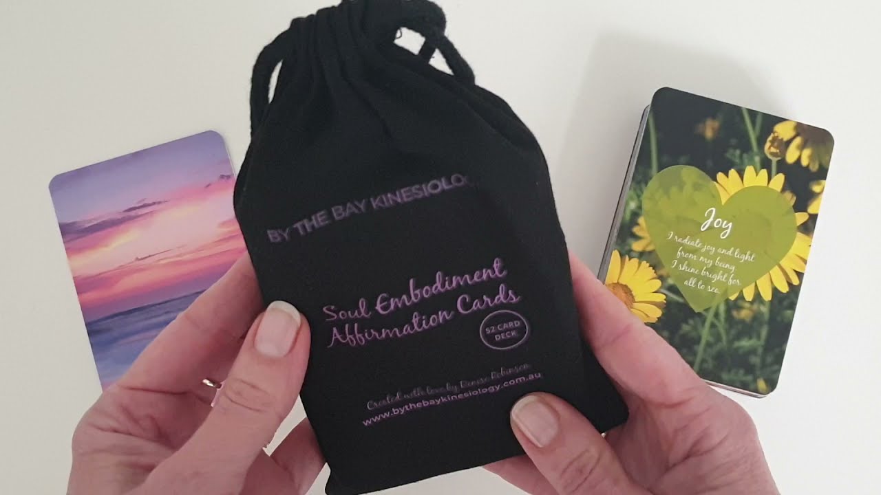 Soul Embodiment Affirmation Cards - 52 Card Deck - Card Reveal