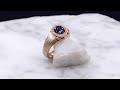 video - Carved Curls Halo Mokume Engagement Ring