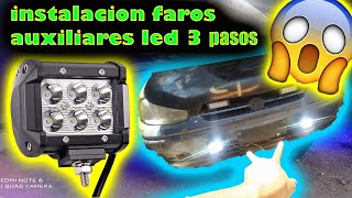 COMO INSTALAR LUSES AUXILIARES LED CON ESTROBO DE 3 PASOS FACIL Y RAPIDO!!//GIL GOMEZ