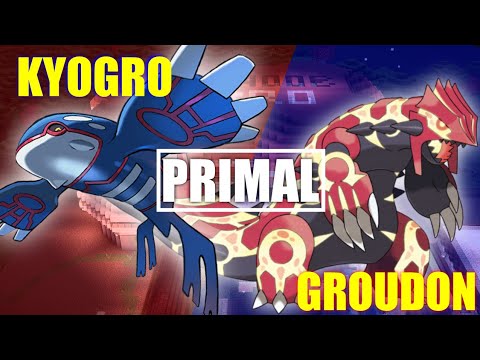 Primal Groudon e Primal Kyogro - Pokemon mais utilizados no metagame de Pixelmon!
