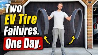 Two EV Tire Failures in One Day - Why This Model Y Started Shaking at 3,000 Miles