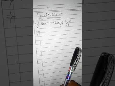 easy method middle term split.(factorise). 9x²+6xy+y²