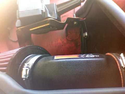 K&N cold air intake sound on BMW E36 325i