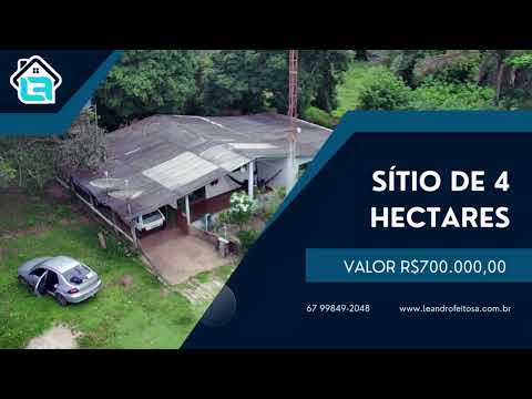 SÍTIO EM JARAGUARI MS: UM PARAÍSO RURAL DE 4 HECTARES POR R$700 MIL. código do imóvel no site: # 5