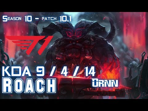 T1 Roach ORNN vs CAMILLE Top - Patch 10.1 KR Ranked