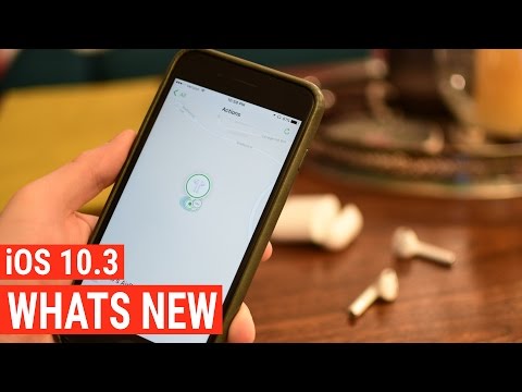 What's New in iOS 10.3 Beta 1:  Find My AirPods, Siri Upgrades, & More