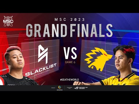 [EN] MSC Grand Finals | BLACKLIST INTERNATIONAL VS ONIC | Game 6