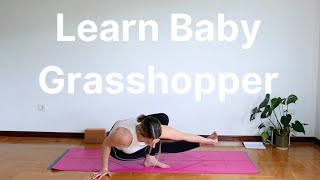 Learn Baby Grasshopper Pose in 85 seconds