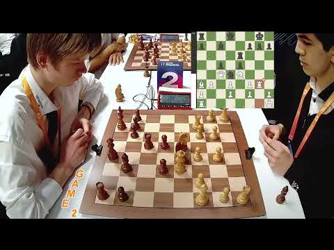 Javokhir Sindarov  vs. Volodar Murzin / FIDE World Blitz Team / Dynamic  Italian Game, Knight Attack