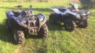 2016 Honda Rubicon Vs 2008 Yamaha Grizzly 700