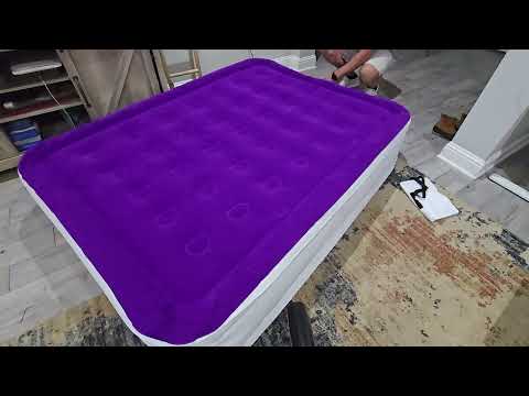 "Portable Luxury: Inflatable Queen Size Bed Unboxed & Tested!"