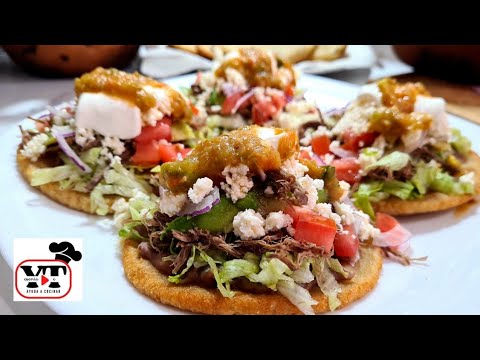 ✅️CÉNATE ESTOS SOPES FRITOS| Receta de  sopes caseros