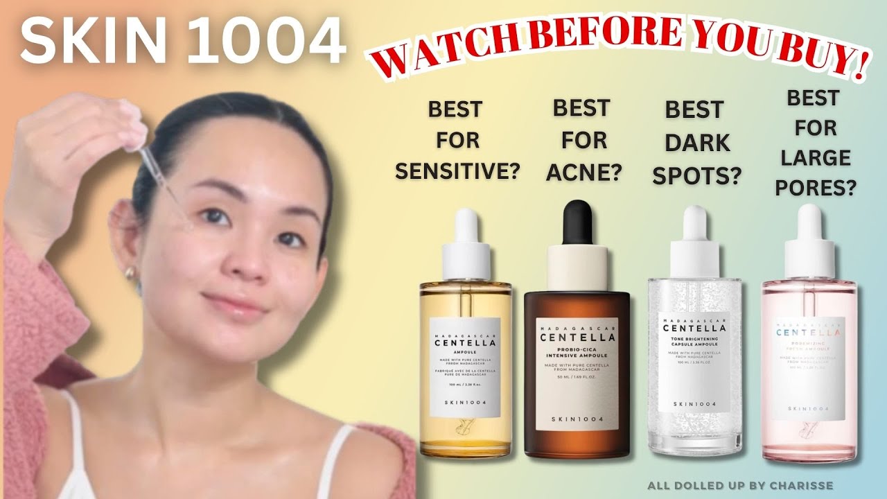Miniatura da avaliação em vídeo de Ampola Poremizadora SKIN1004 Centella 30 ml