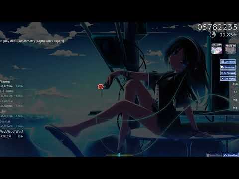 WubWoofWolf    Reol - Asymmetry [Asphewin's Expert] +HD,HR 99.66% FC 523pp #1