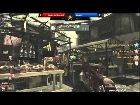 EGL8 : Mad Catz Call of Duty : MW3 (PS3) Championship : Gamoniac vs Bazinga : LBR4 - Map 1