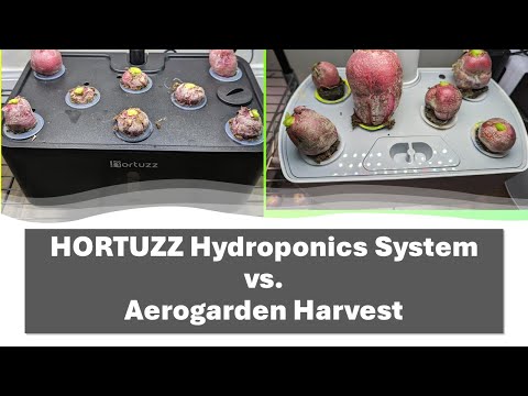HORTUZZ Hydroponics System vs. Aerogarden Harvest (Radish experiment)