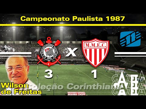 Corinthians 3 x 1 Mogi Mirim - 15 / 07 / 1987 - Campeonato Paulista