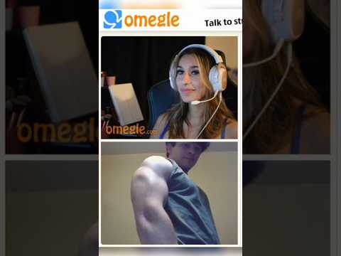 Flexing on Omegle 💪│ Funny Reactions #omegle #alexeubank #gym #trentwins #aesthetics