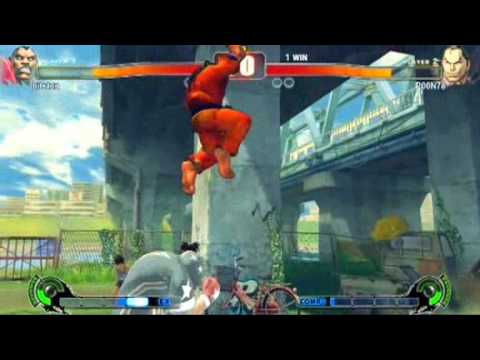 SF4 Hitstun (Zangief, Boxer) vs P00N78 (Claw, Zangief, Dan) Part 3