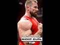 BICEP CURL TIP 💪 | SETH FEROCE