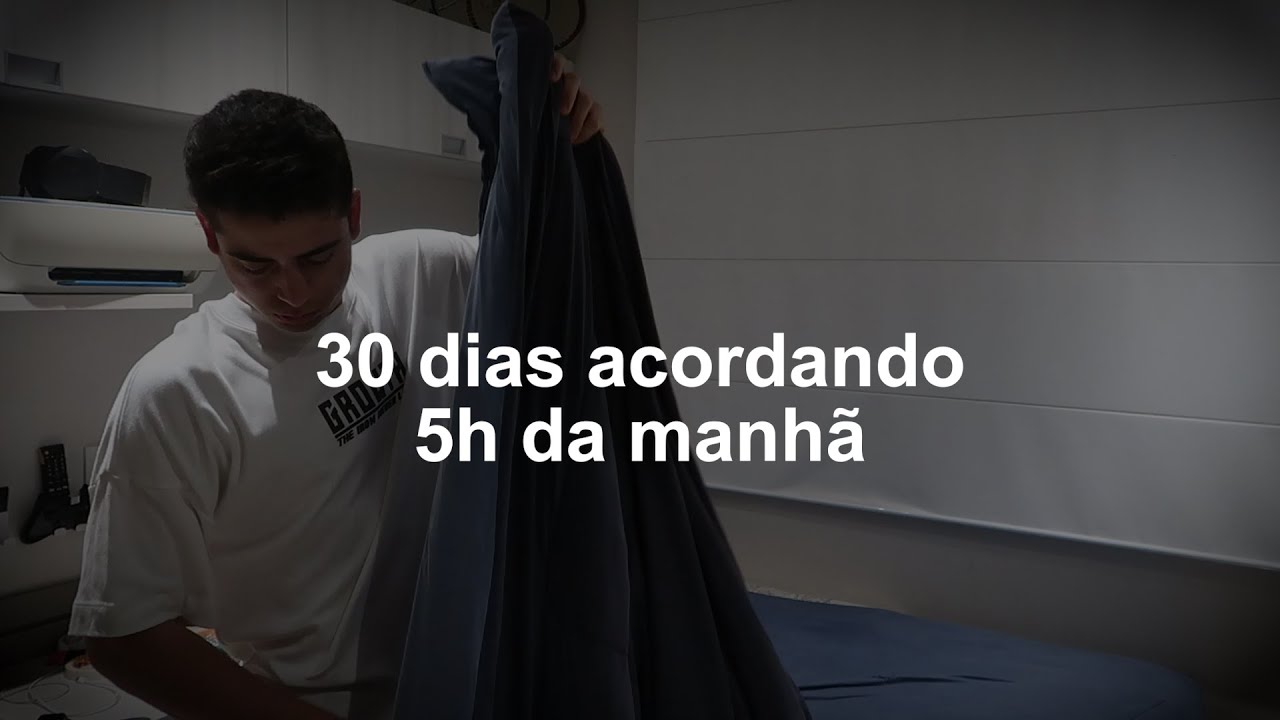 Acordando 5h da manhã durante 30 dias | 1 mês acordando cedo - 5 AM Club