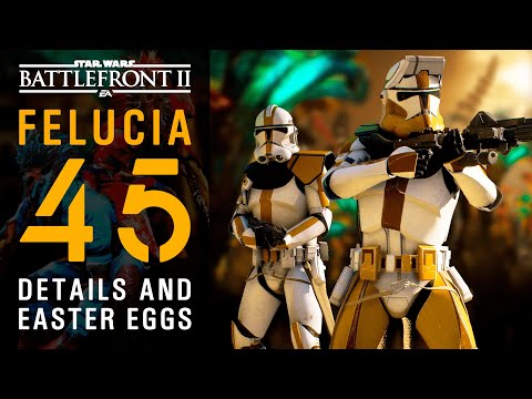 Star Wars Battlefront II - Exploring planet Felucia - 45 details, references, and easter eggs