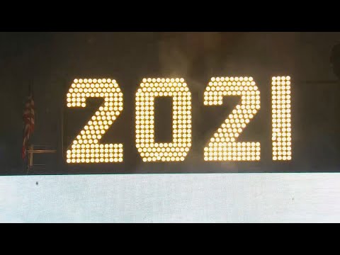 Times Square 2021 Ball Drop in New York City: full video